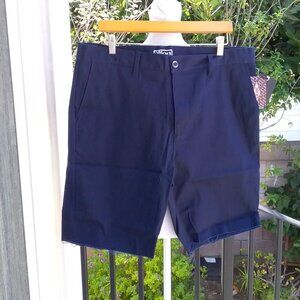 NEW Alton Shorts Men's Navy Blue Unfinished Hem Size 38 Preppy
